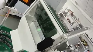 نظام فحص بصري لأزرار الملابس والكبكات